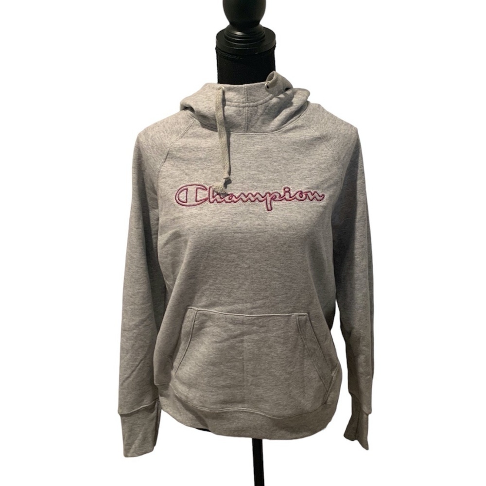 Champion Powerblend Hoodie Oxford Gray Small NWT